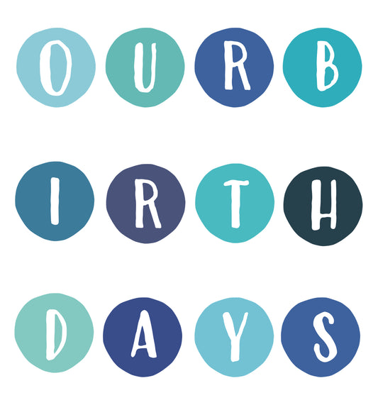 Aboriginal Birthday Chart - Saltwater (Digital File)